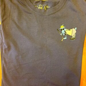 Goat USA Blue hockey Tee with Hockey Goat Graphic